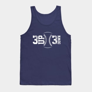 3 UP 3 Down Baseball Tank Top